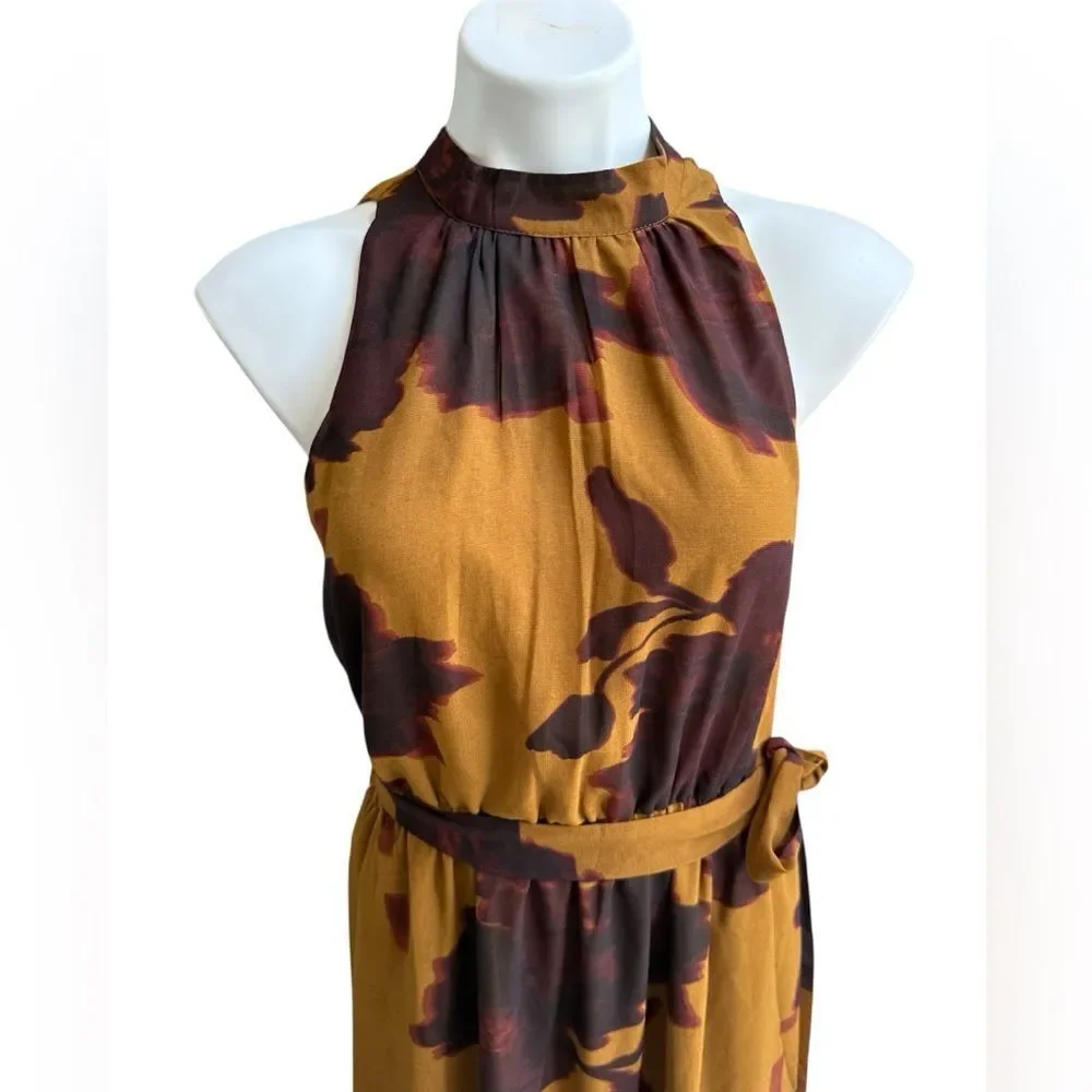 Daniel Rainn Leena Maxi Dress Brown Medium NWT STITCH FIX